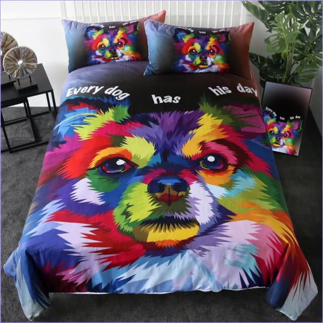 Artistic Chihuahua Duvet Cover