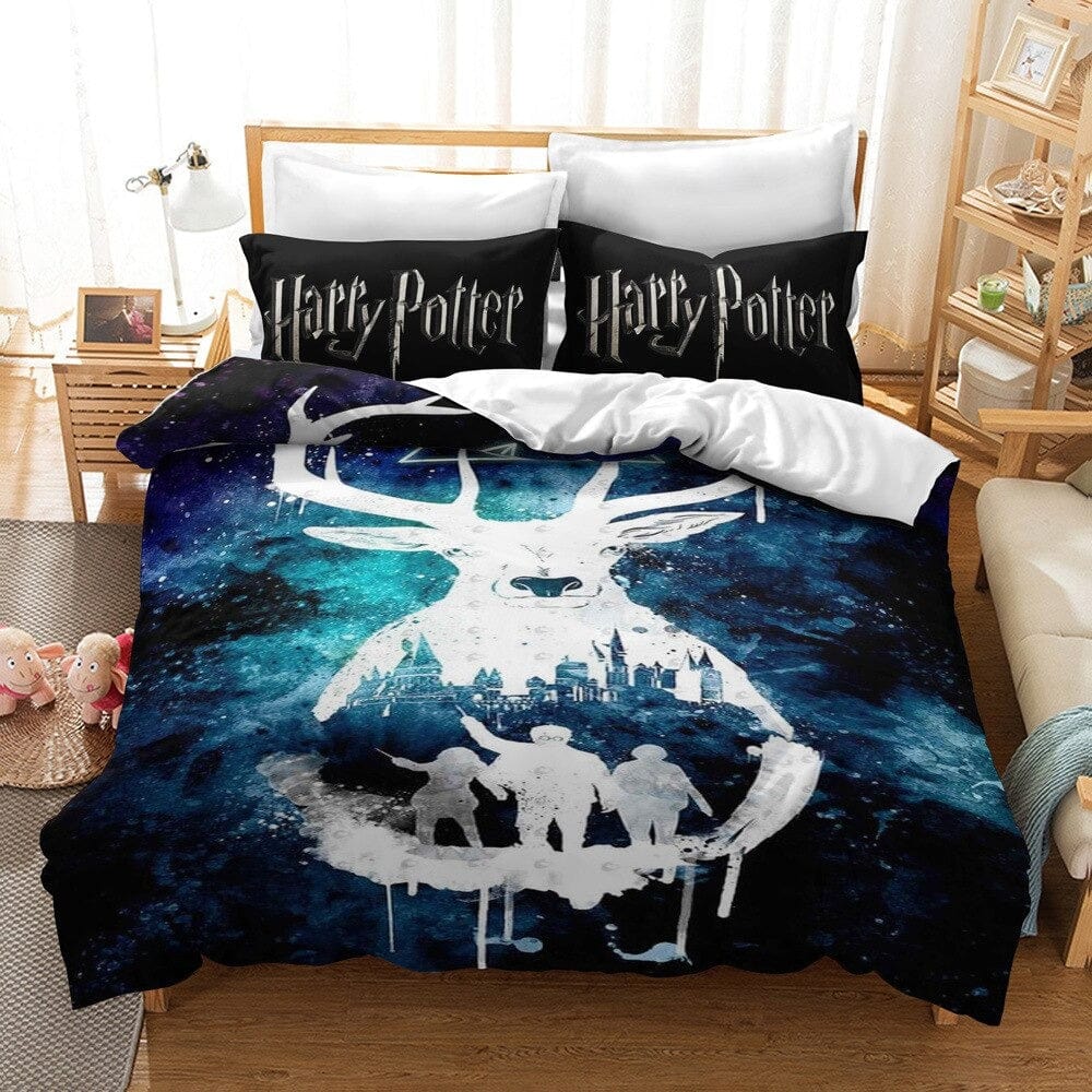 Harry Potter Patronus Cotton Duvet Cover