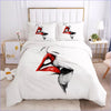 Kissing Couple Duvet Cover