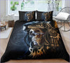 Tribal Chief Crane Duvet Cover