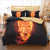 Crane on Fire Duvet Cover