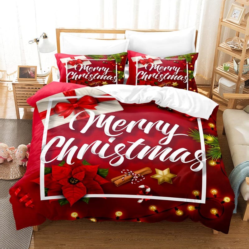 Merry Christmas Christmas Decor Duvet Cover