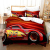 Red Disney Cars Duvet Cover