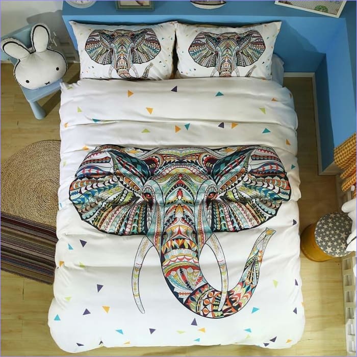 Bohemian Elephant Duvet Cover