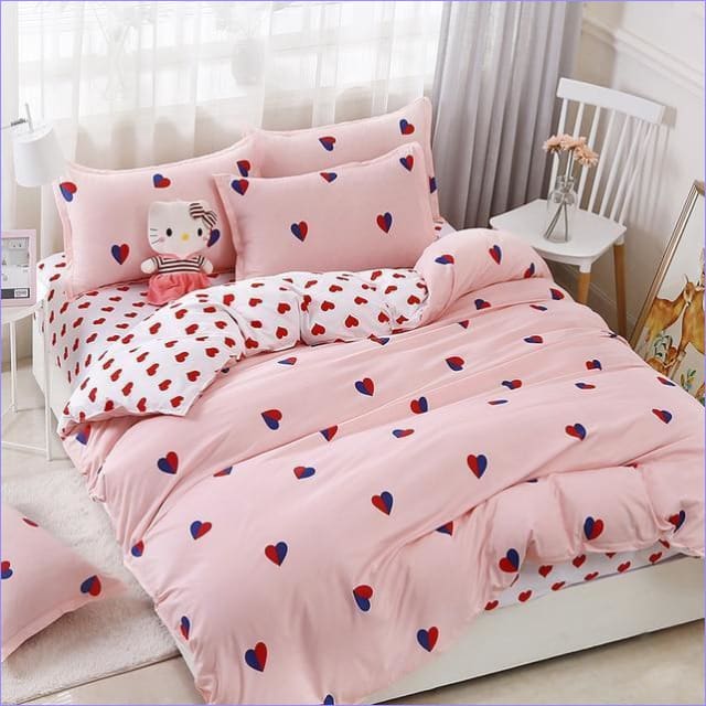 Two-Tone Hearts Children's Duvet Cover