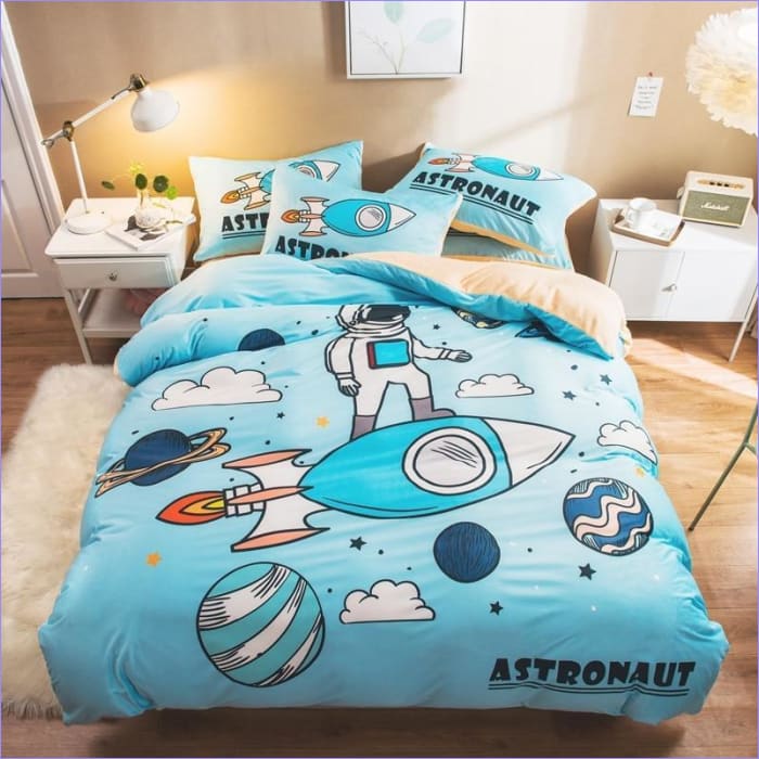 Rocket Kids Duvet Cover