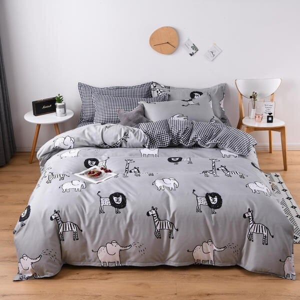 Child Duvet Cover Gray