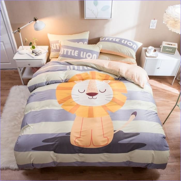 Lion Zen Child Duvet Cover