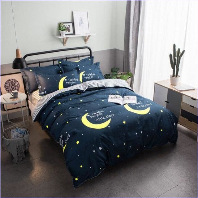 Moon and Stars Child Duvet Cover