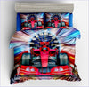 F1 Car Kids Duvet Cover