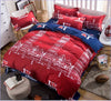 Red and Blue London Kids Duvet Cover