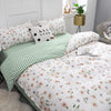 White Floral Duvet Cover 1 Person