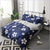 Reversible Blue Floral Duvet Cover