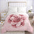 Floral Heart of Roses Duvet Cover