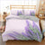 Lavender Floral Duvet Cover