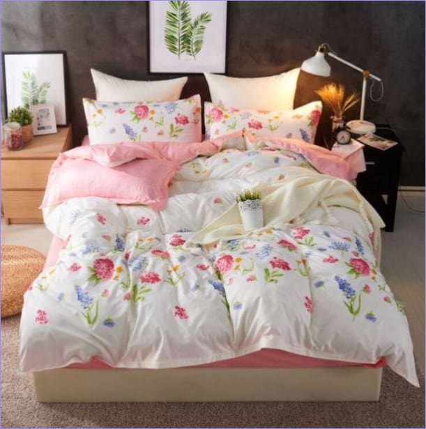 English Style Floral Duvet Cover Summer Freshness