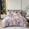 English Style Floral Duvet Cover Dusty Pink