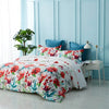 Red Flowers Duvet Cover