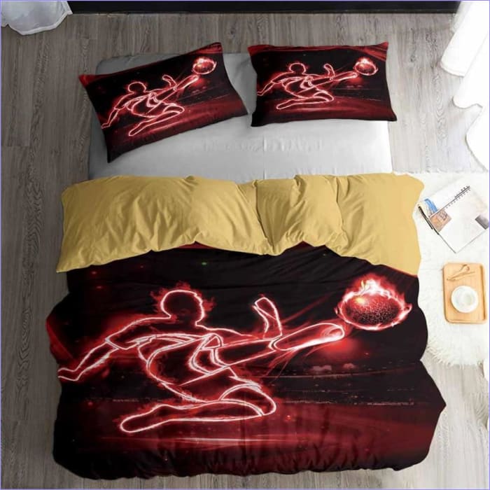 Neon Football Duvet Cover