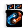 Football Yin & Yang Duvet Cover