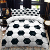 Football Duvet Cover with Ball Pattern