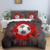 Football Duvet Cover Lava Red