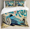 Vintage Formula 1 Duvet Cover