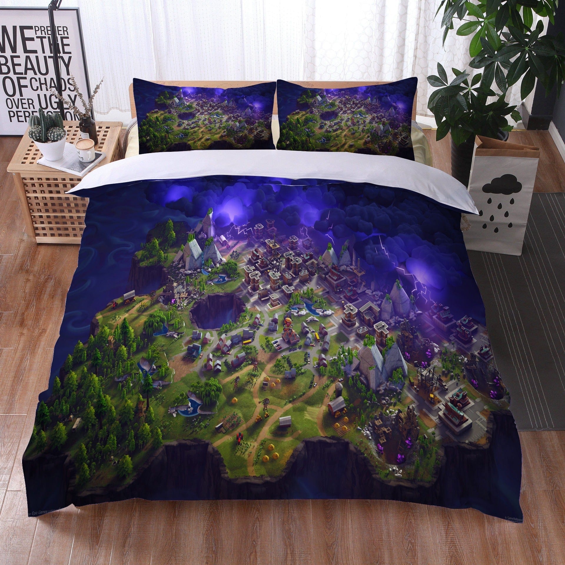 Fortnite Season 8 Duvet Cover