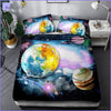 Duvet Cover Galaxy Planet Earth Pastel