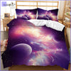 Pink Galaxy Duvet Cover