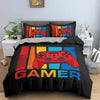 Multicolor Gamer Duvet Cover 2 Persons