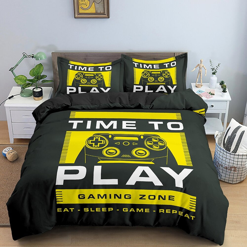 Gamer Time to Play Bettbezug