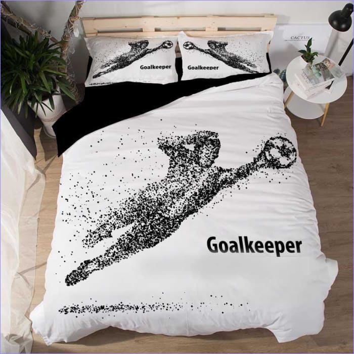 Football Goalkeeper Duvet Cover