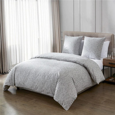 Gray Graphic Duvet Cover