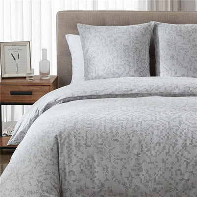 Gray Graphic Duvet Cover