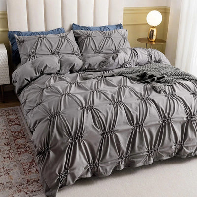 Silver Gray Duvet Cover