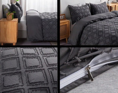 Dark Gray Duvet Cover