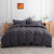 Dark Gray Duvet Cover