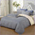 Gray Beige Duvet Cover