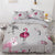 Flamingo Child Gray Duvet Cover