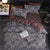 Gray Duvet Cover with Oriental Pattern