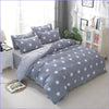 Gray Duvet Cover with Star