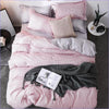 Gray and Pink Duvet Cover 2 people