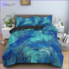 Blue Hippie Duvet Cover