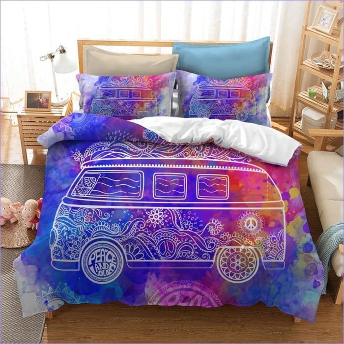 Duvet Cover Hippie Combi Road Trip