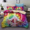 Multicolored Hippie Duvet Cover