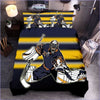 Hockey Player Duvet Cover