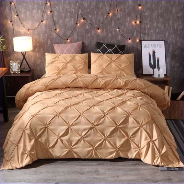 Hotel Luxe Beige Duvet Cover