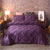 Hotel Luxe Purple Duvet Cover