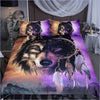 Wolf Print Duvet Cover